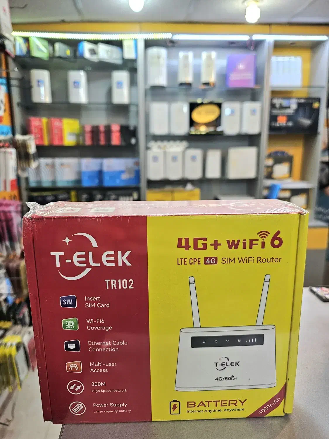 مودم سیمکارتی 4G تلک (T-ELEK) برق و باتری مدل R102|مودم و تجهیزات شبکه|مشهد, حجاب (شهرک غرب)|دیوار