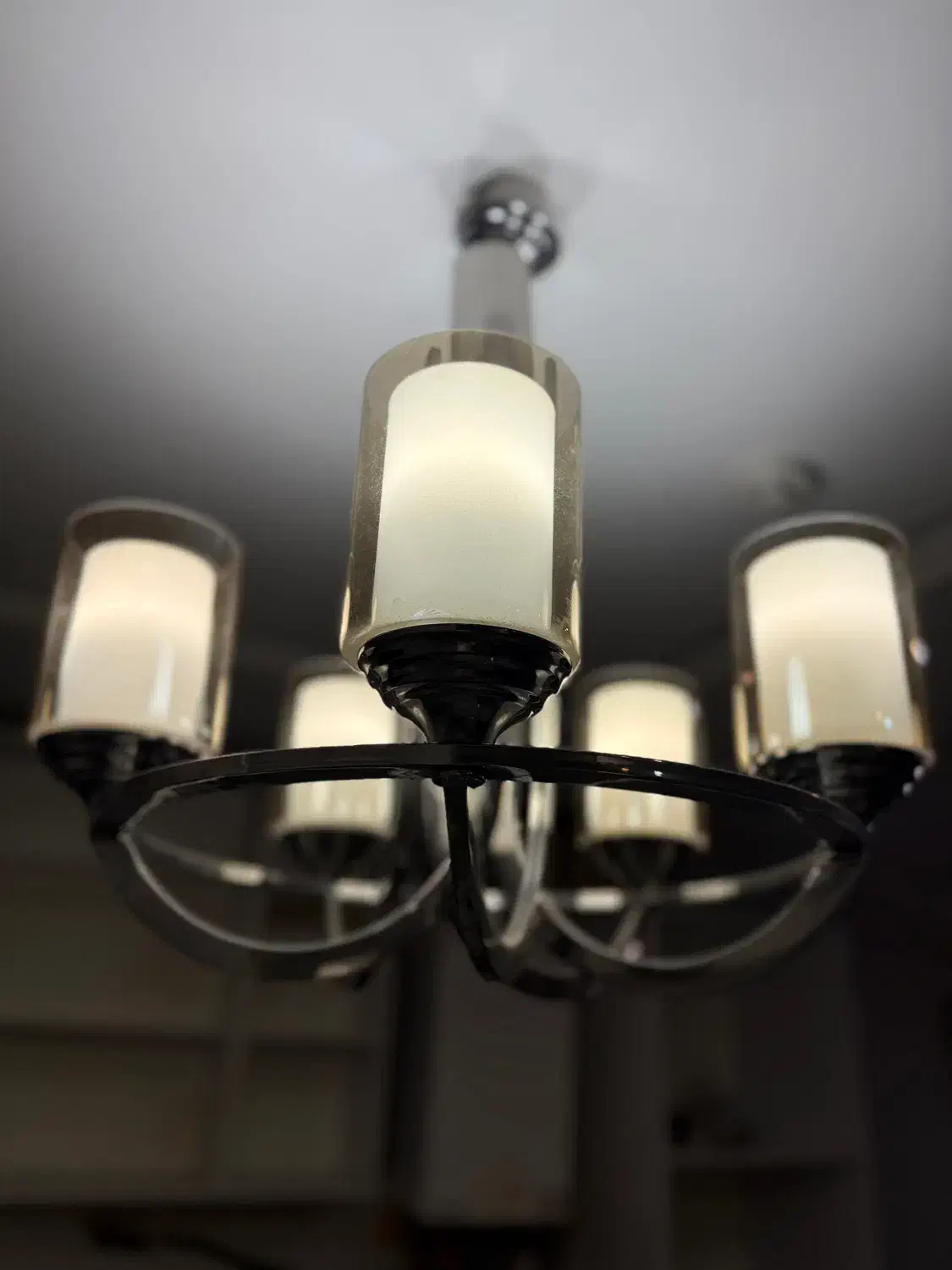 لوستر ۵ شاخه|لوستر و چراغ آویز|مشهد, تربیت (صدف)|دیوار