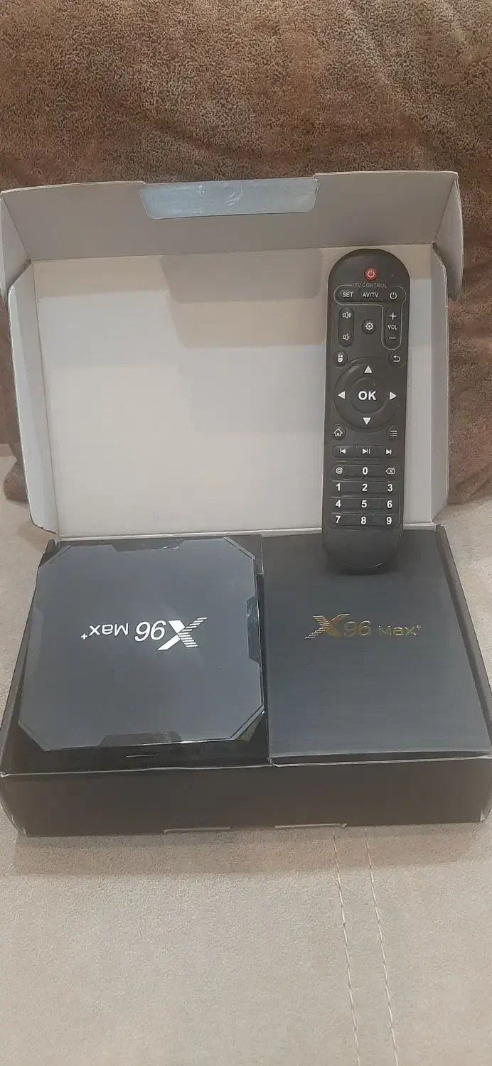 اندروید باکس 32GB X96 MAX Plus 4GB با ریموت|لوازم جانبی موبایل و تبلت|قم, هفت تیر|دیوار