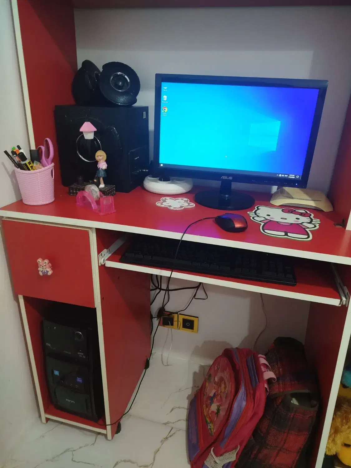 کامپیوتر به همراه کیبورد و موس|رایانه رومیزی|قائم‌شهر, |دیوار