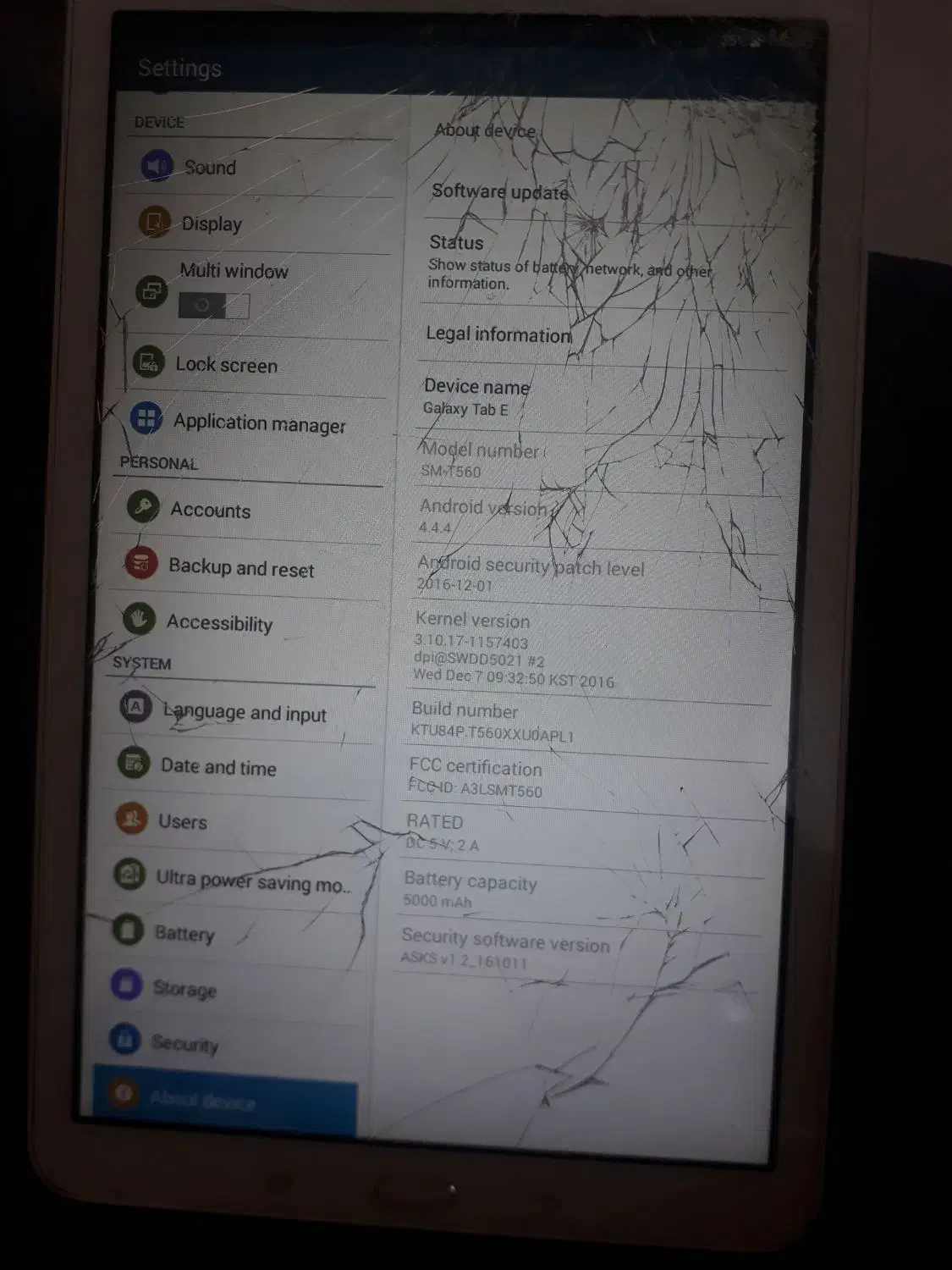 سلام تبلت سامسونگ Tab E|تبلت|مشهد, وحید|دیوار