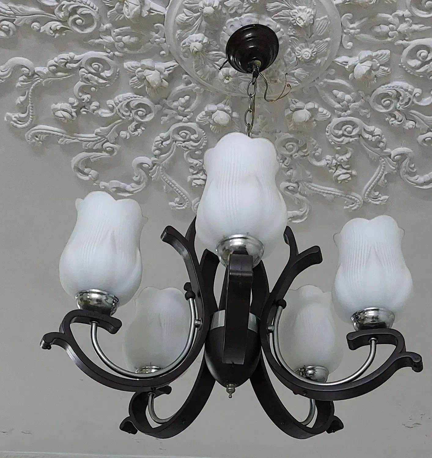 لوستر ۵ شاخه|لوستر و چراغ آویز|تهران, شهران جنوبی|دیوار