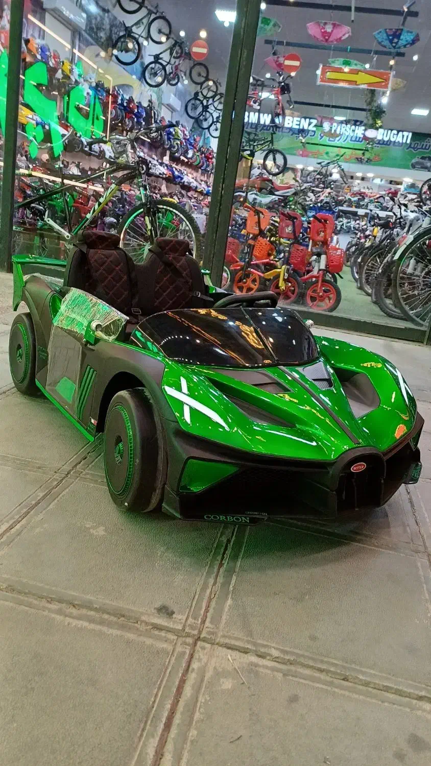 بوگاتی ۲۴ولت پرقدرت لاستیک اسفنجی|اسباببازی بچه|مشهد, توس (بلوار توس)|دیوار