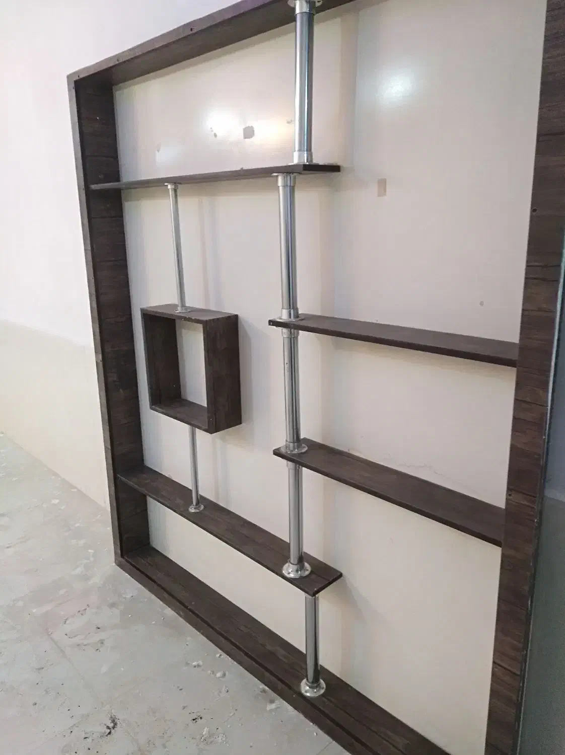 قفسه ام دی اف|کتابخانه، شلف، قفسه‌های دیواری|نیشابور, شهرآرا|دیوار