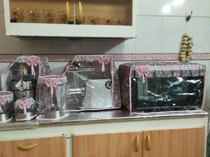 (کاور لوازم برقی آشپزخانه و سرویس عروس)|سفره، حوله، دستمال آشپزخانه|ملارد, |دیوار