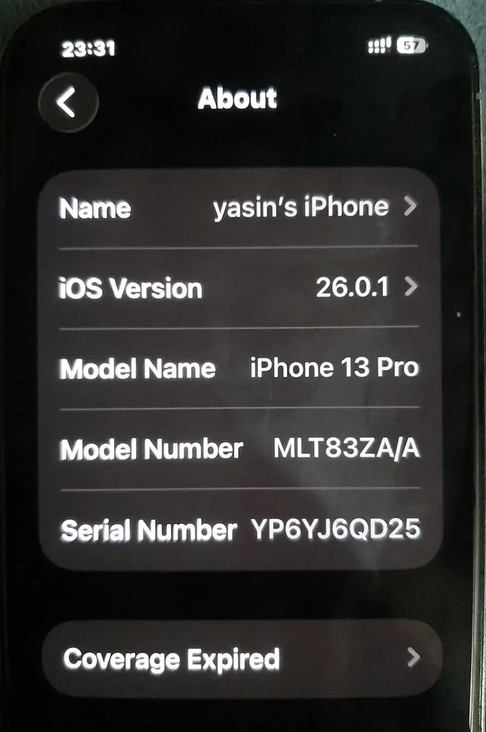 آیفون ۱۳پرو۱ترا پک اصلیzaaباطری۹۹ تعویض نیست|موبایل|تهران, بریانک|دیوار
