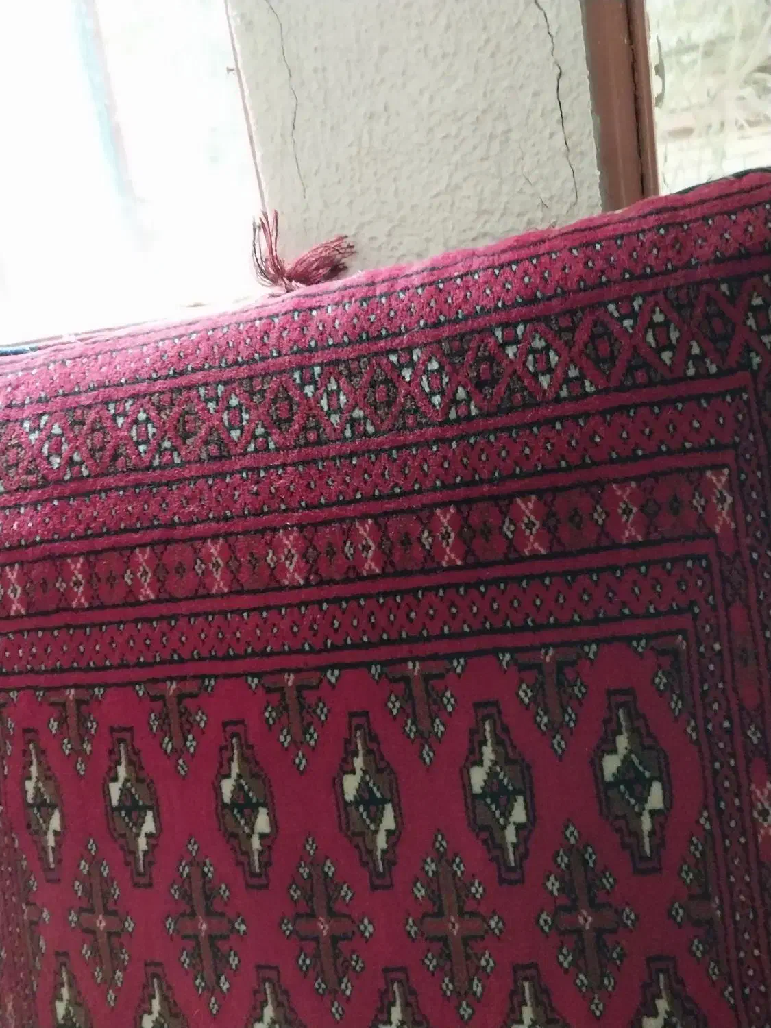 پشتی دستباف ترکمن دو نفره|فرش|تهران, حر|دیوار