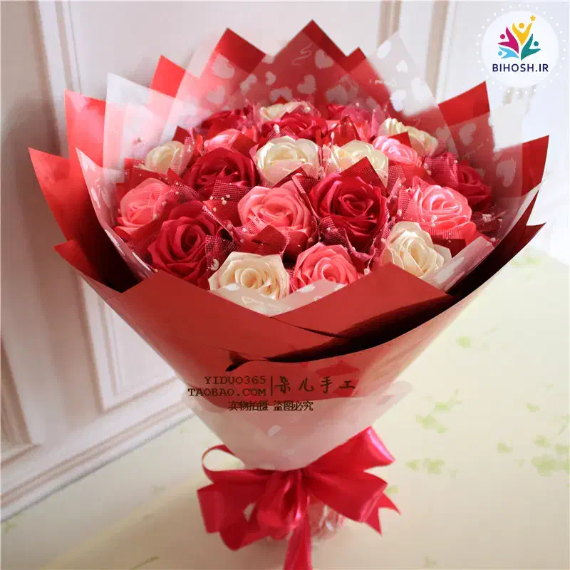 دسته گل ربانی(مصنوعی)|گل مصنوعی|قائن, |دیوار