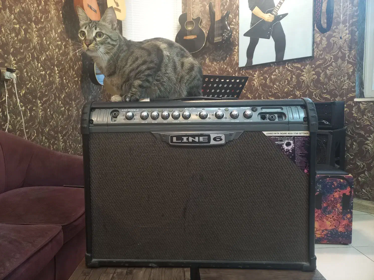 امپ لاین6|گیتار، بیس، امپلیفایر|رشت, خواهر امام|دیوار