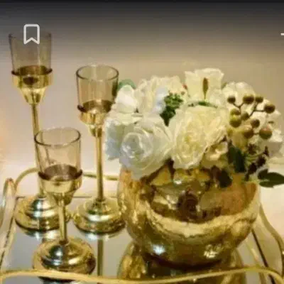 سینی آینه ای|ظروف سرو و پذیرایی|مشهد, هنرور|دیوار