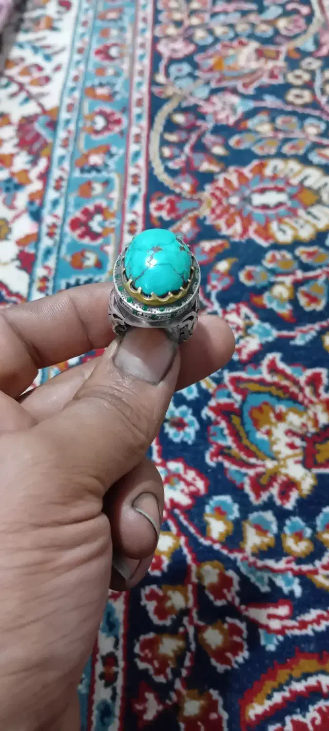 انگشتره فیروزه|جواهرات|پیشوا, |دیوار