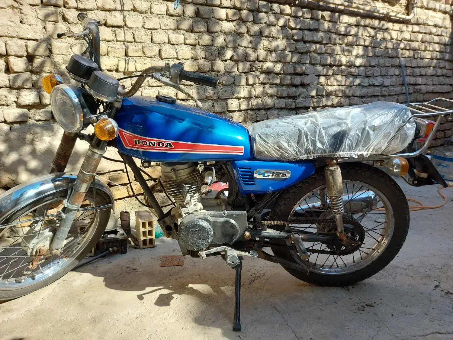 متور هنداcg125 مزایده|موتورسیکلت|شاهدشهر, |دیوار