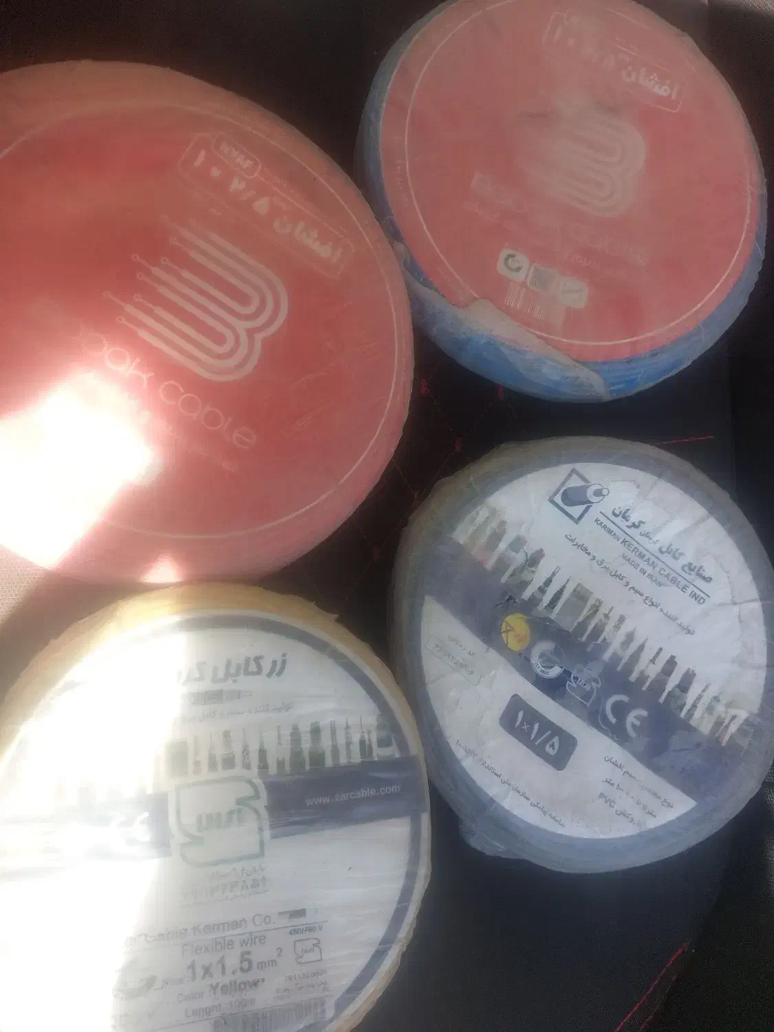 سیم برق ۱.۵ و۲.۵|مصالح و تجهیزات ساختمان|کرمان, |دیوار