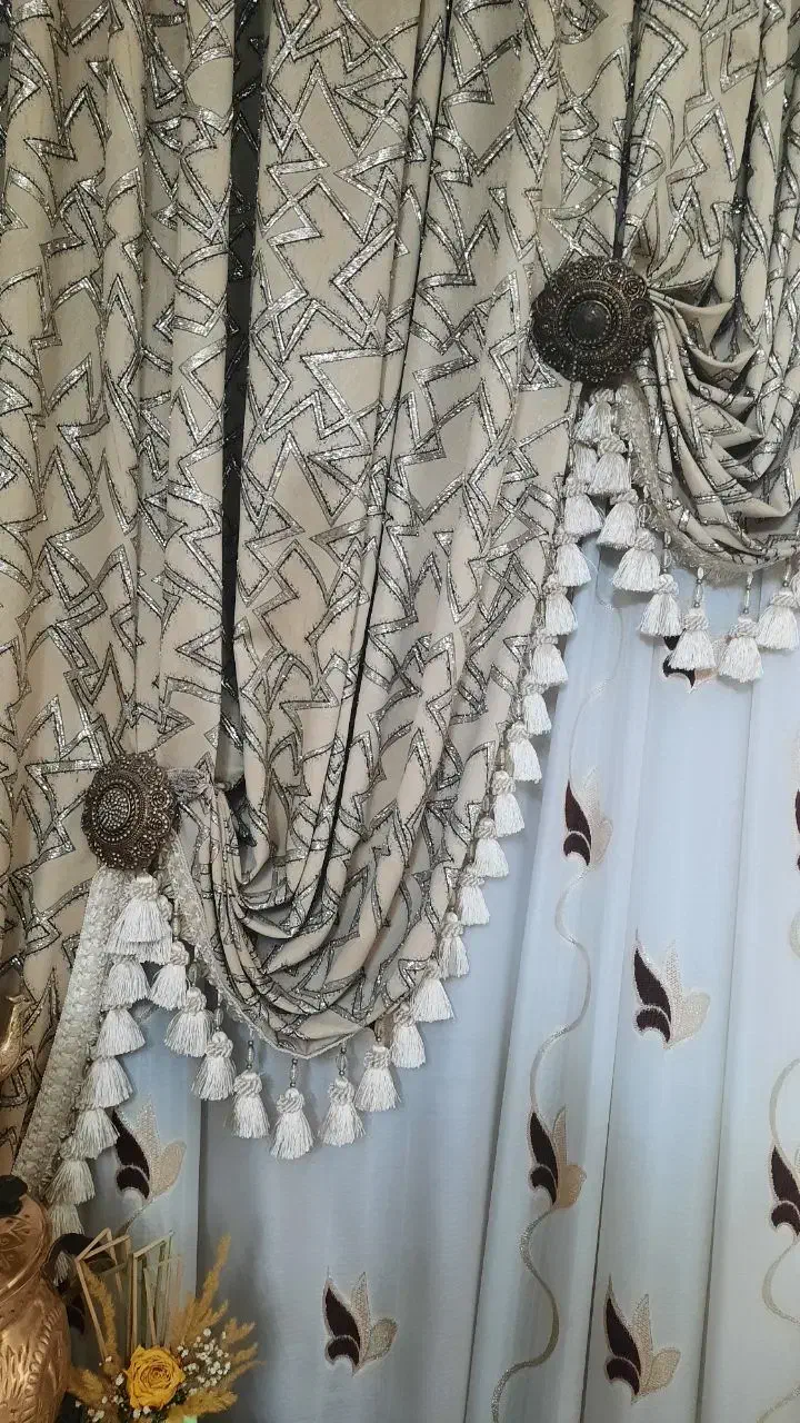 پرده عرض ۷ متر|پرده، رانر، رومیزی|قم, نیروگاه|دیوار