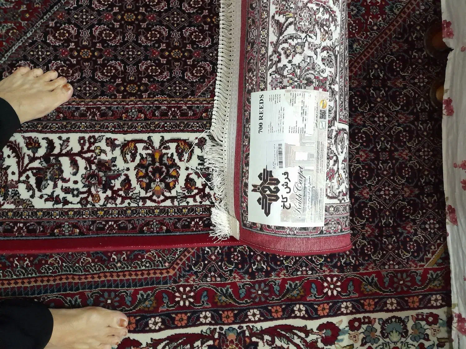 فرش ۹ متری سه تخته|فرش|زنجان, |دیوار