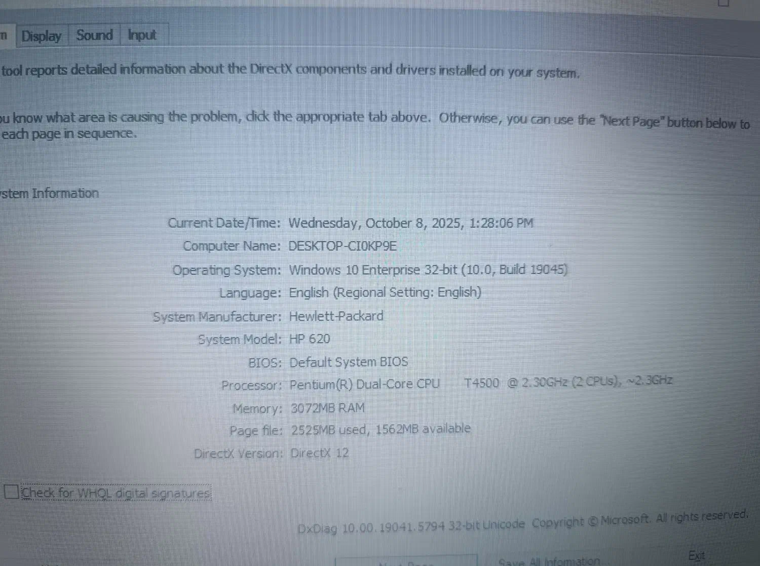 hp620 هارد 500 ارتقا sssd128|رایانه همراه|لنجان, |دیوار