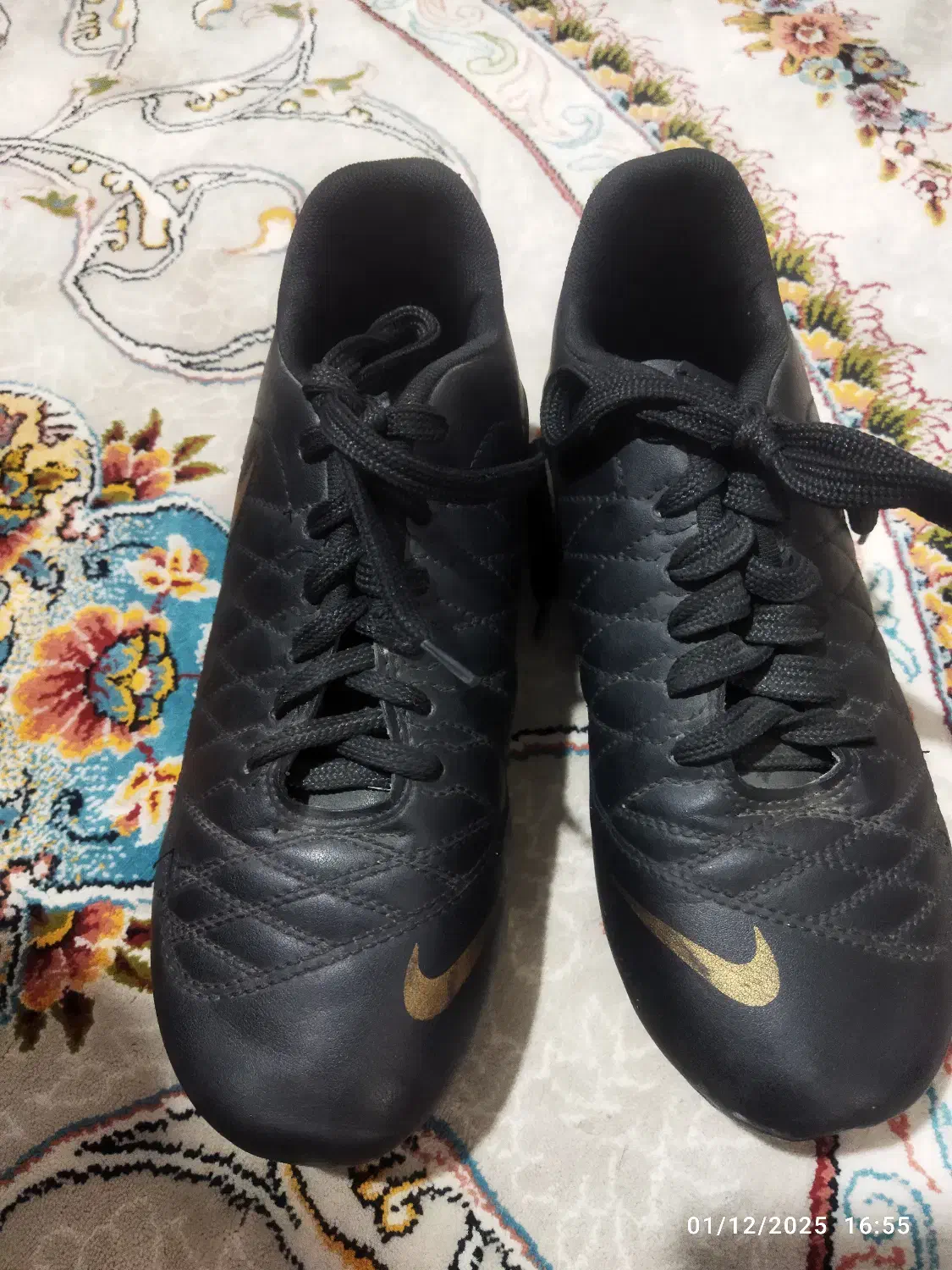 کفش میخی فوتبالی چرم اصل|کیف، کفش، کمربند|اردستان, |دیوار