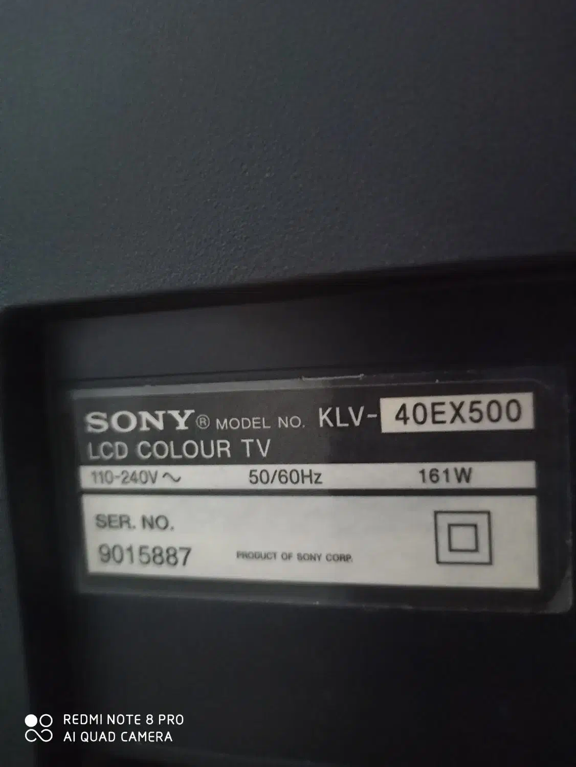 تلوزیون ال سی دی 40 اینچ سونی|تلویزیون و پروژکتور|الیگودرز, |دیوار