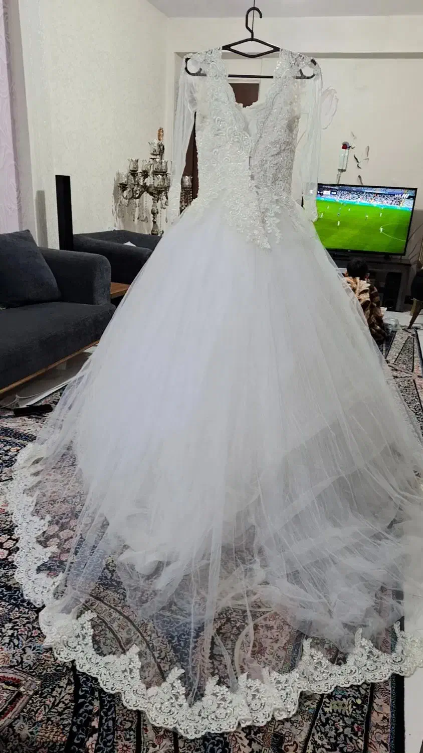 لباس عروس شیک همراه با ژپون|لباس|ری, هاشم‌آباد|دیوار