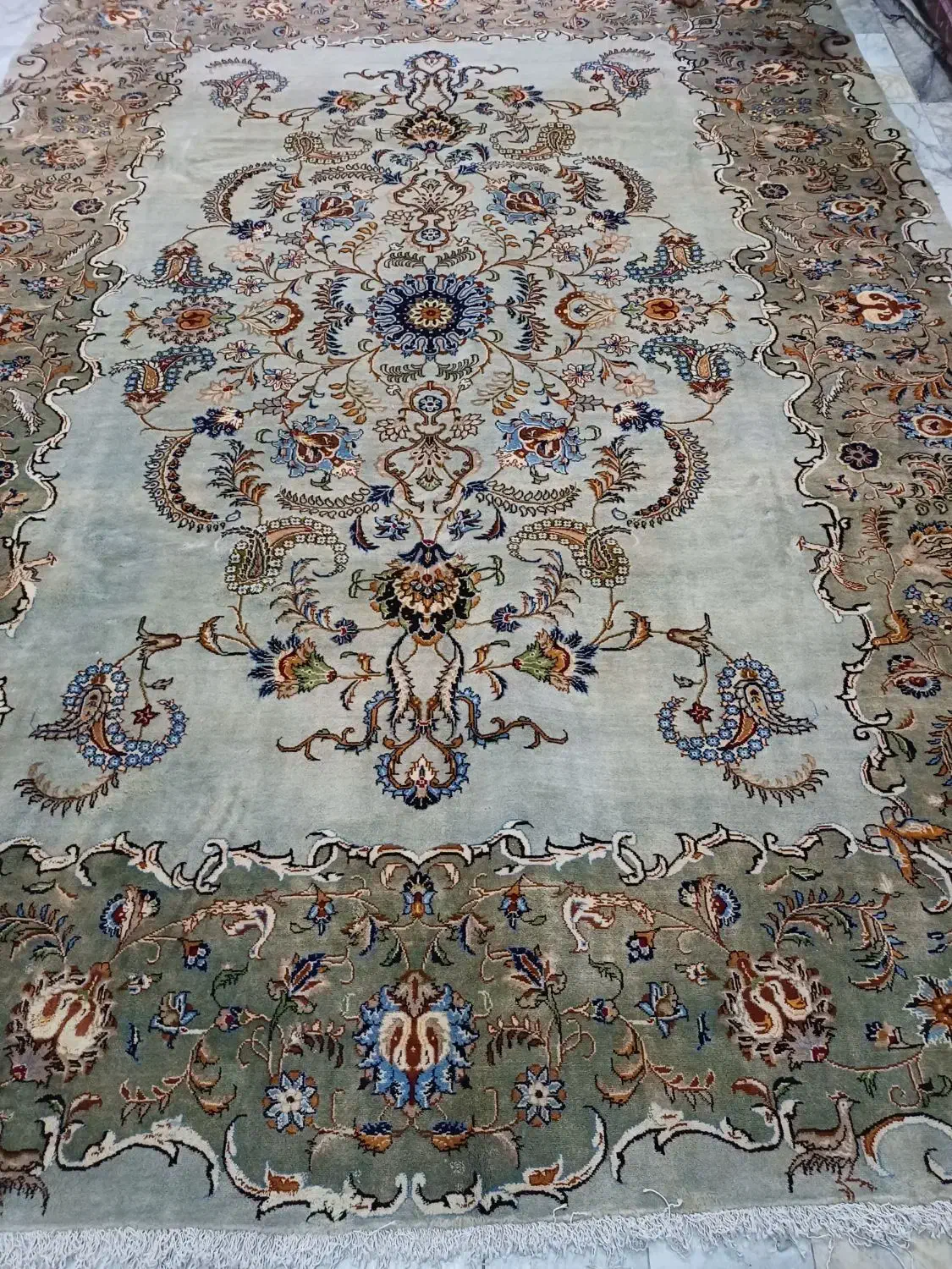 ۹متری کاشان نقشه درباری|فرش|اصفهان, نقش جهان|دیوار