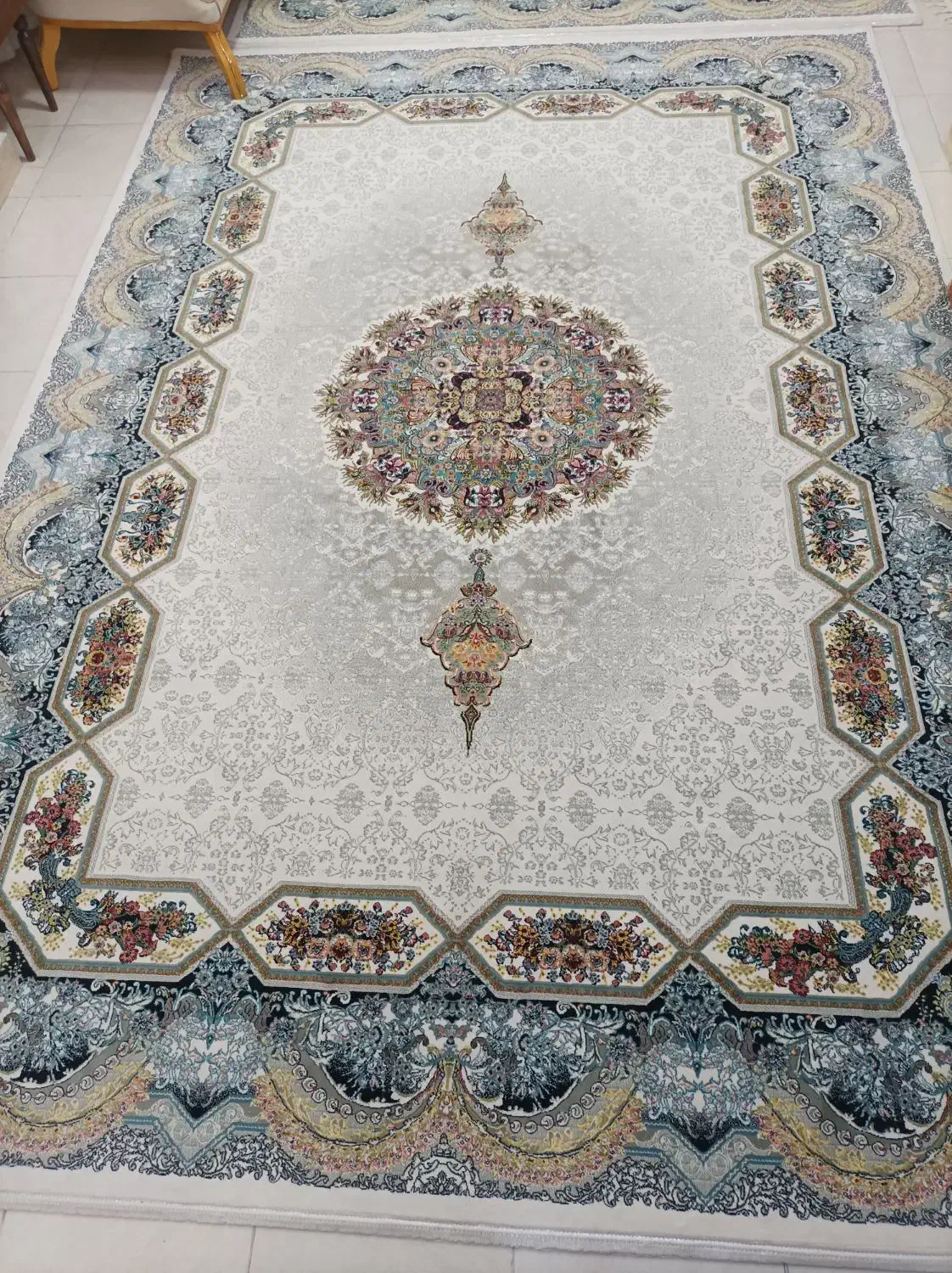 دوتخته فرش ۹متری ۷۰۰شانه نگین مشهدکاملا سالم ونو|فرش|نظرآباد, نظرآباد|دیوار