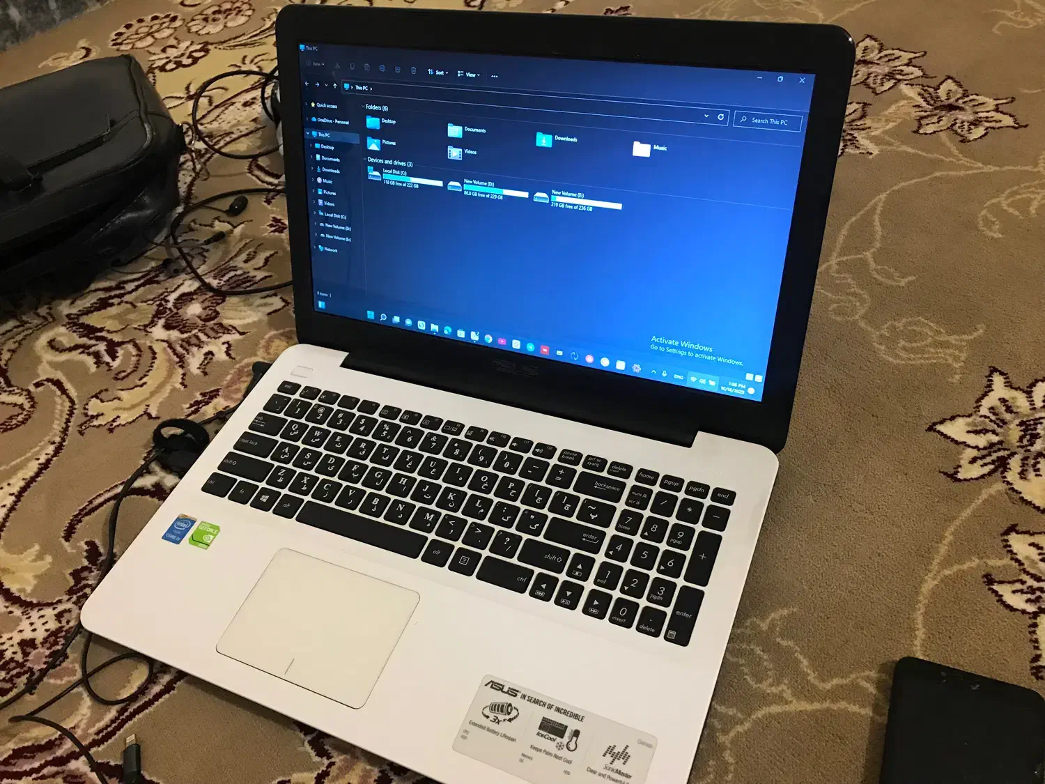 لپ تاپ ایسوس مدل k555L|رایانه همراه|گیلان غرب, |دیوار