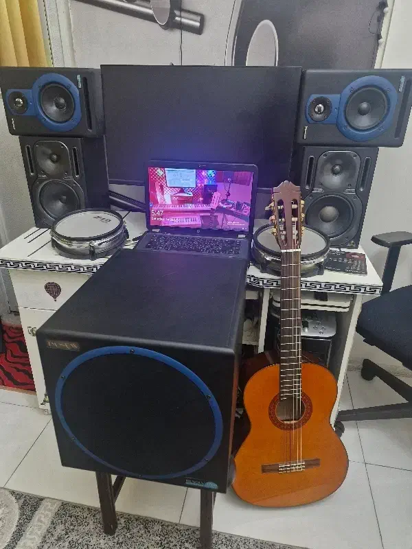 اسپیکر مانیتورینگ و ساب مانیتورینگ حرفه ای|آلات موسیقی|تهران, شهرک رضویه|دیوار