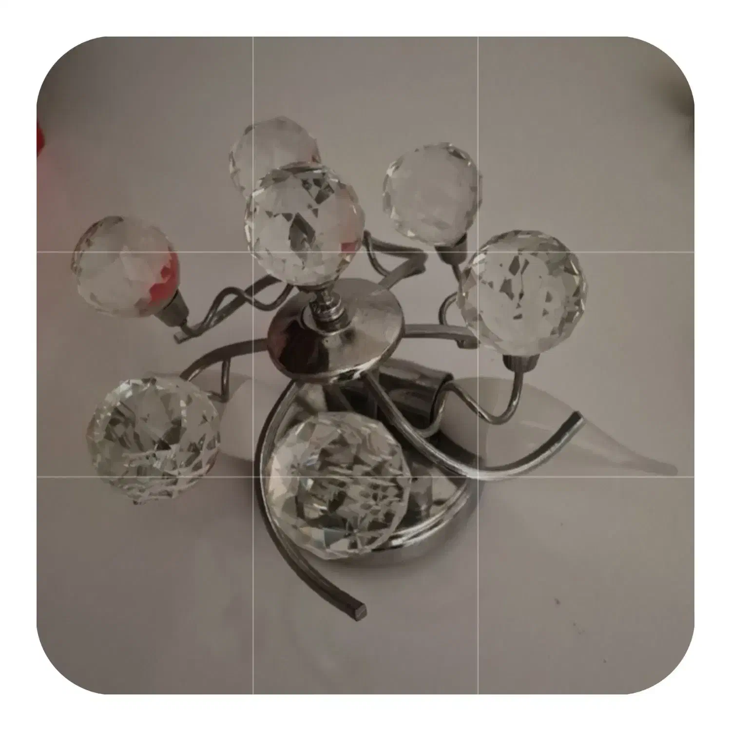 لوستر کریستالی۴ شاخه|لوستر و چراغ آویز|بندرعباس, |دیوار