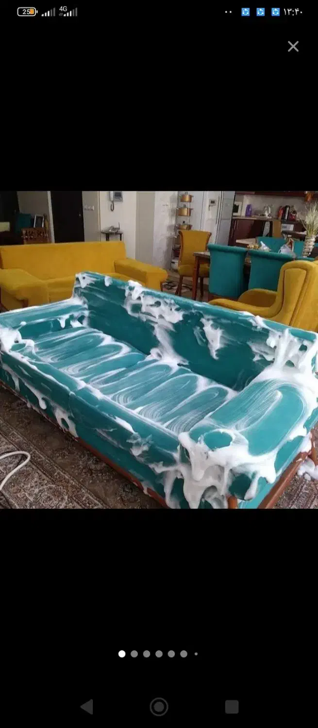 مبل شویی سناتور شستشو با مواد نانو درجه یک|خدمات نظافت|کوهدشت, |دیوار