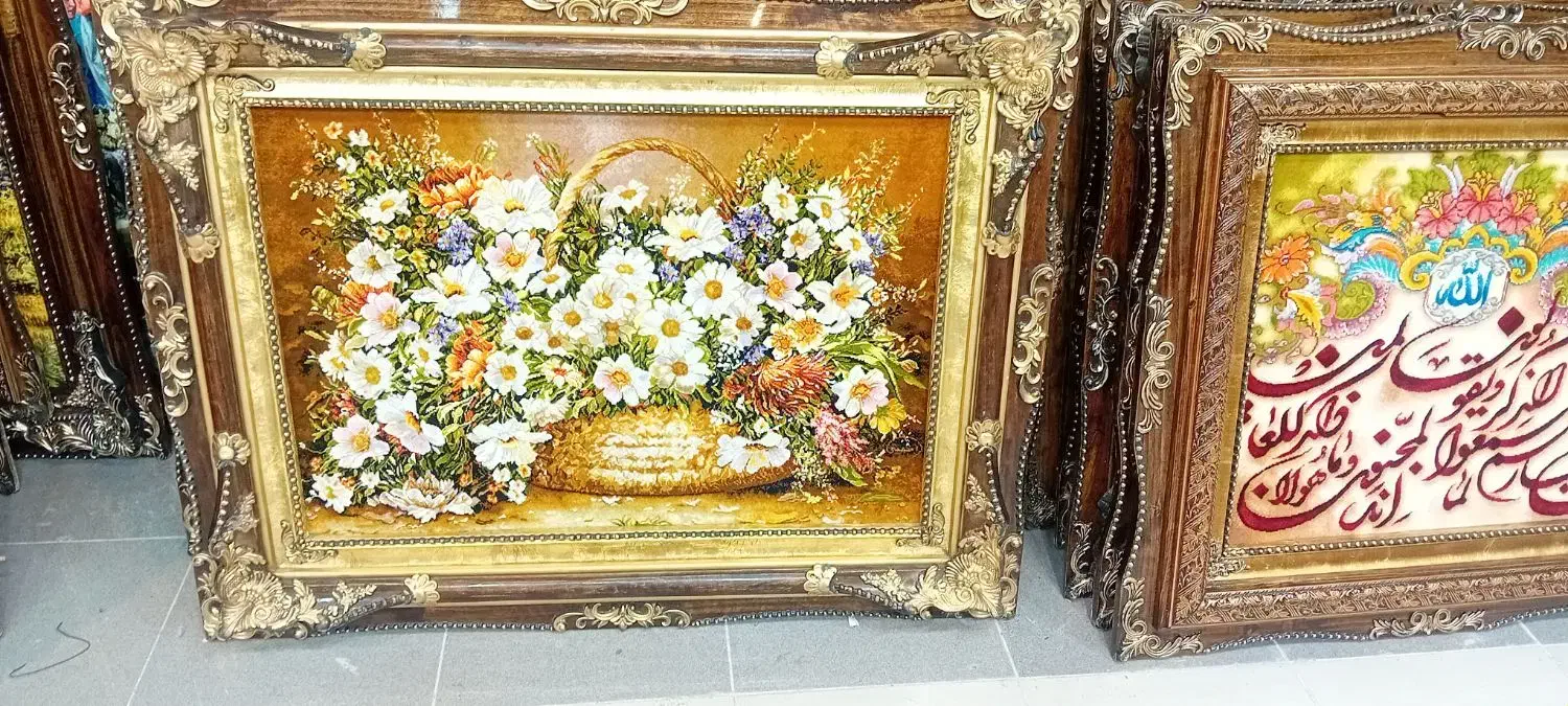 تابلو فرشهای تبریز در مصلی یاسوج|تابلو فرش|یاسوج, |دیوار