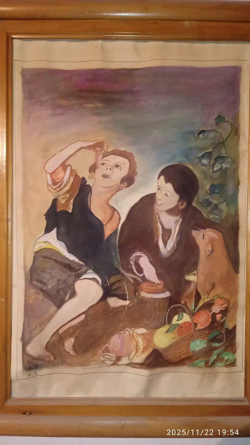 نقاشی اثرهنری ازنقاش معروف آبورنگ|تابلو، نقاشی، عکس|مشهد, تربیت (صدف)|دیوار