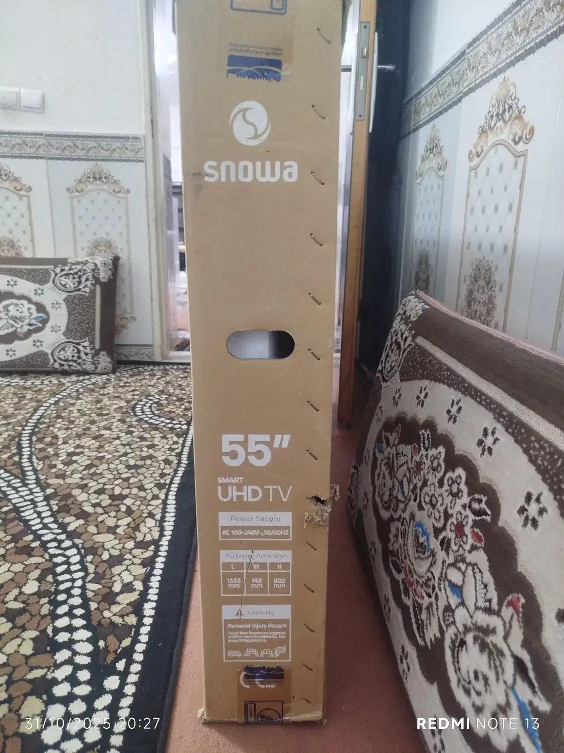 تلویزیون اسنوا55|تلویزیون و پروژکتور|بیرجند, |دیوار