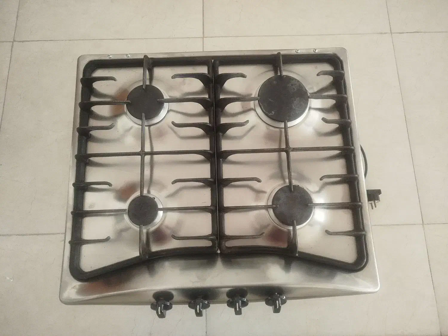 گاز ۴ شعله تو کار اخوان تمام قطعات ساباف ایتالیا|اجاق گاز و لوازم برقی پختوپز|گرمدره, |دیوار