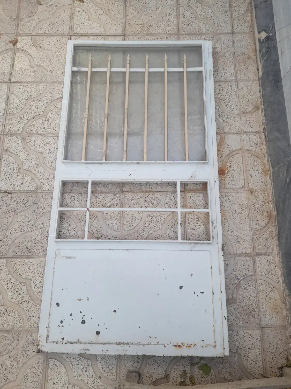 در آهنی جنس قدیمی بسیار محکم|مصالح و تجهیزات ساختمان|شال, |دیوار