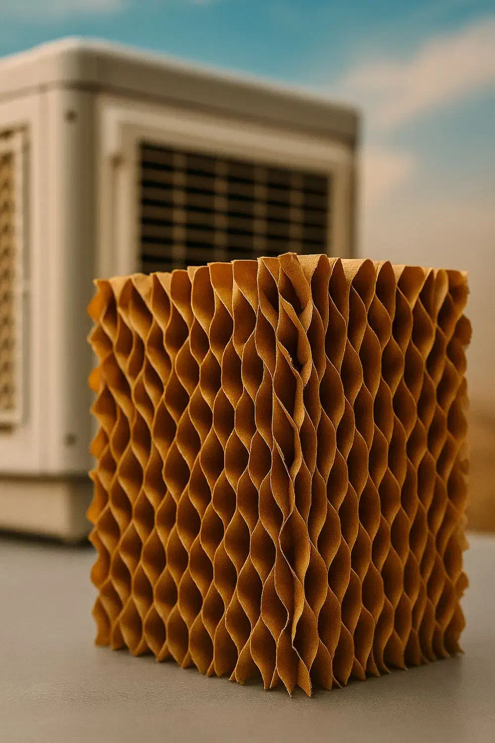 انواع پد (پوشال) سلولزی کولر پلیمری و پوشالی|کولر آبی|یزد, |دیوار