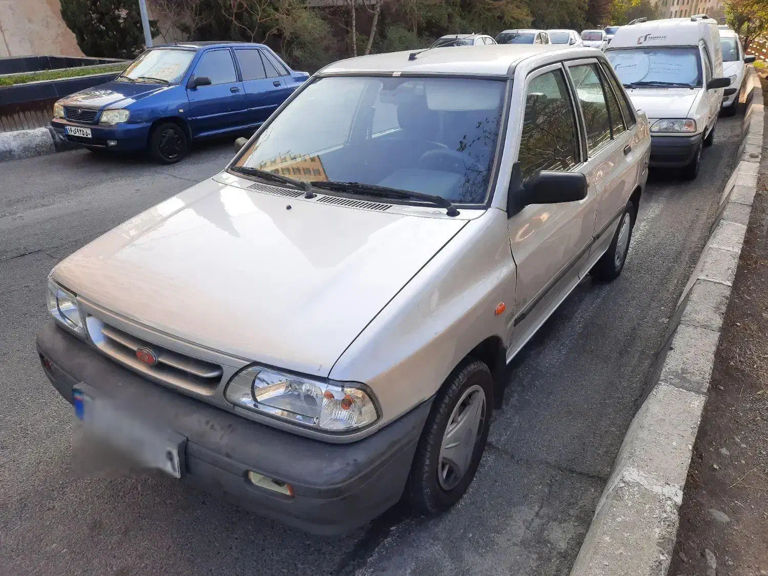 پراید نقره ای - فرمان هیدرولیک|خودرو سواری و وانت|تهران, زیبادشت|دیوار