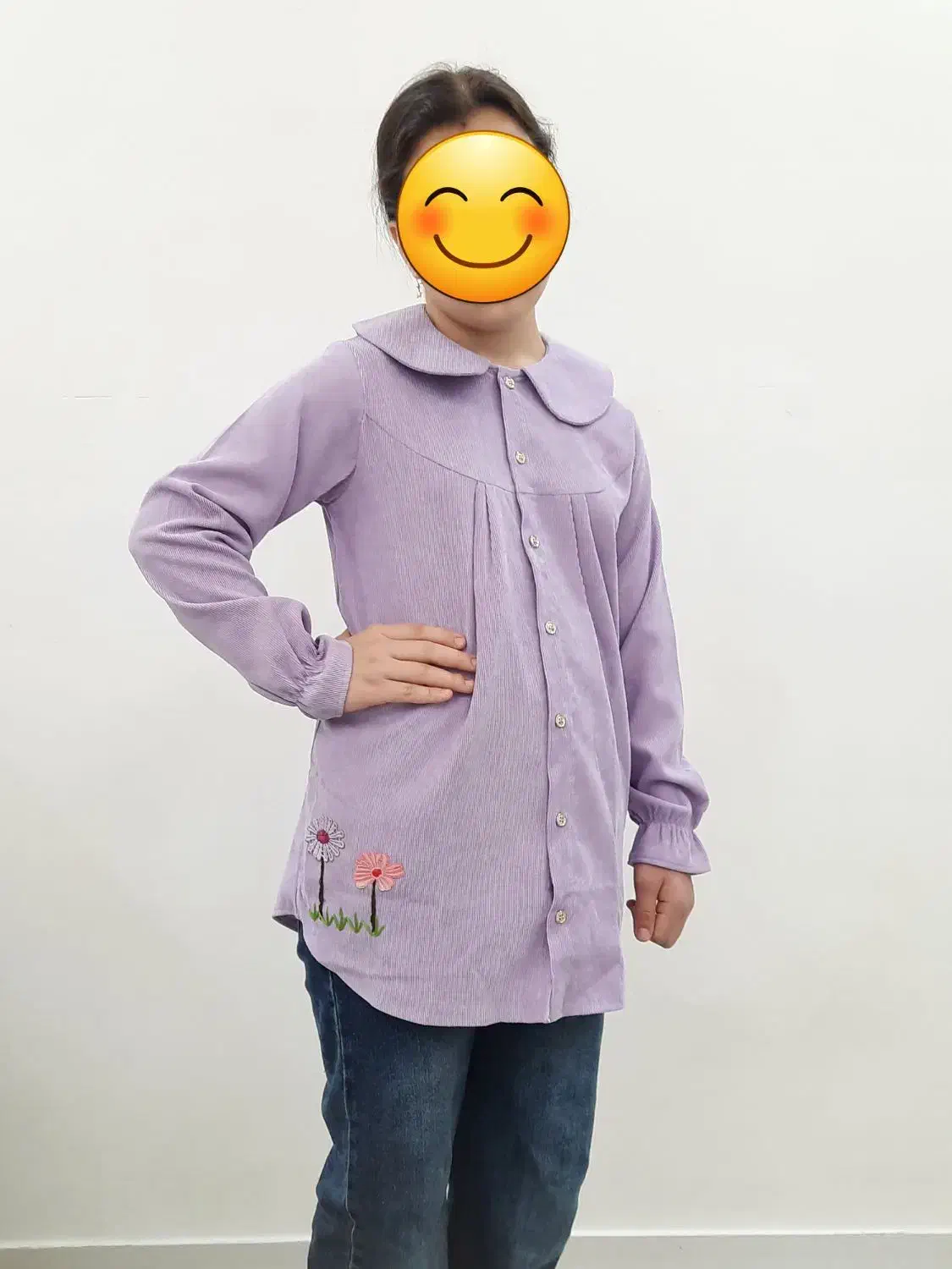 شومیز مخمل کبریتی دخترانه مناسب دهه فاطمیه|کفش و لباس بچه|مشهد, شهید هاشمی نژاد|دیوار