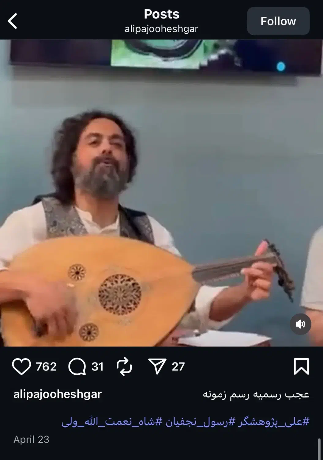 عود عابدینی حرفه ای|سازهای سنتی|گرگان, |دیوار