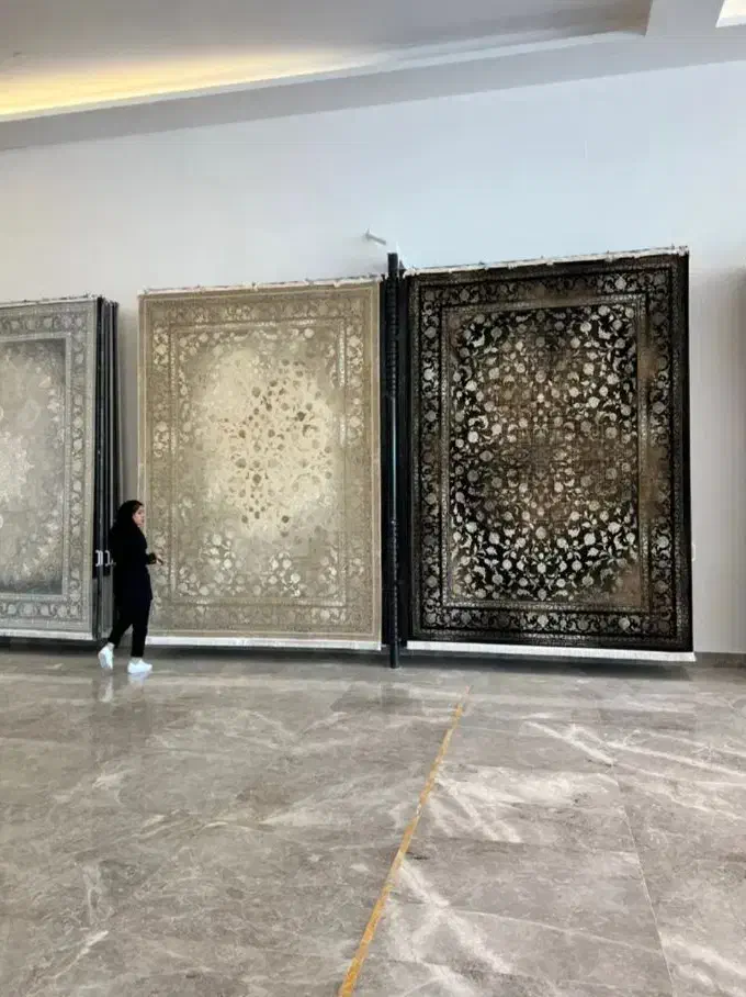 فرش ژورنال کلاستیک ۱۵۰۰ پتینه لاکی دودی|فرش|بوشهر, |دیوار