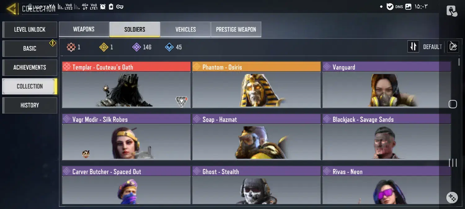 اکانت کالاف تمپلار|کنسول، بازی ویدئویی و آنلاین|آق قلا, |دیوار