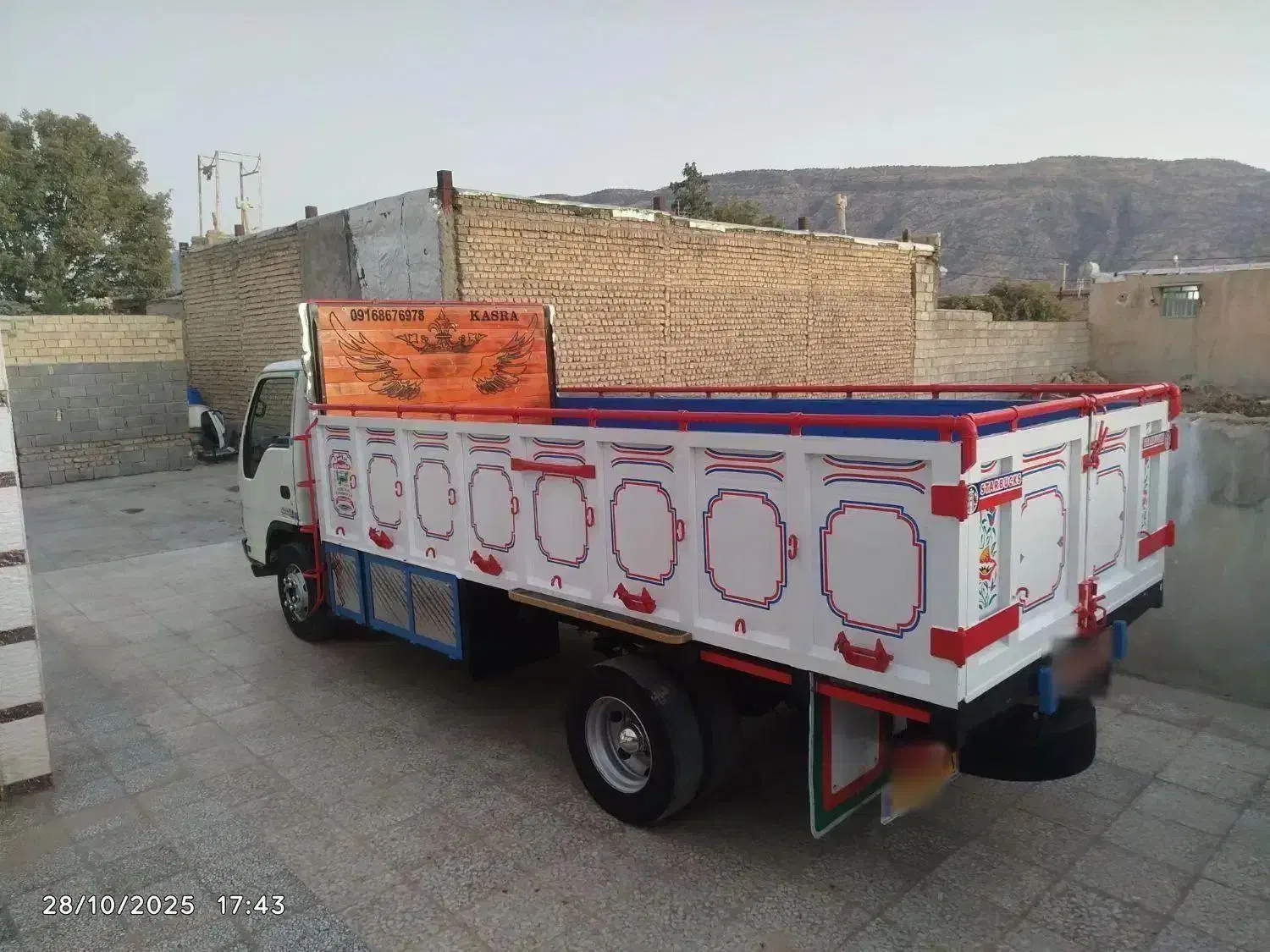 خاور ایسوزو شش تن خشک کامیونت کامیون|خودرو سنگین|رومشکان, |دیوار