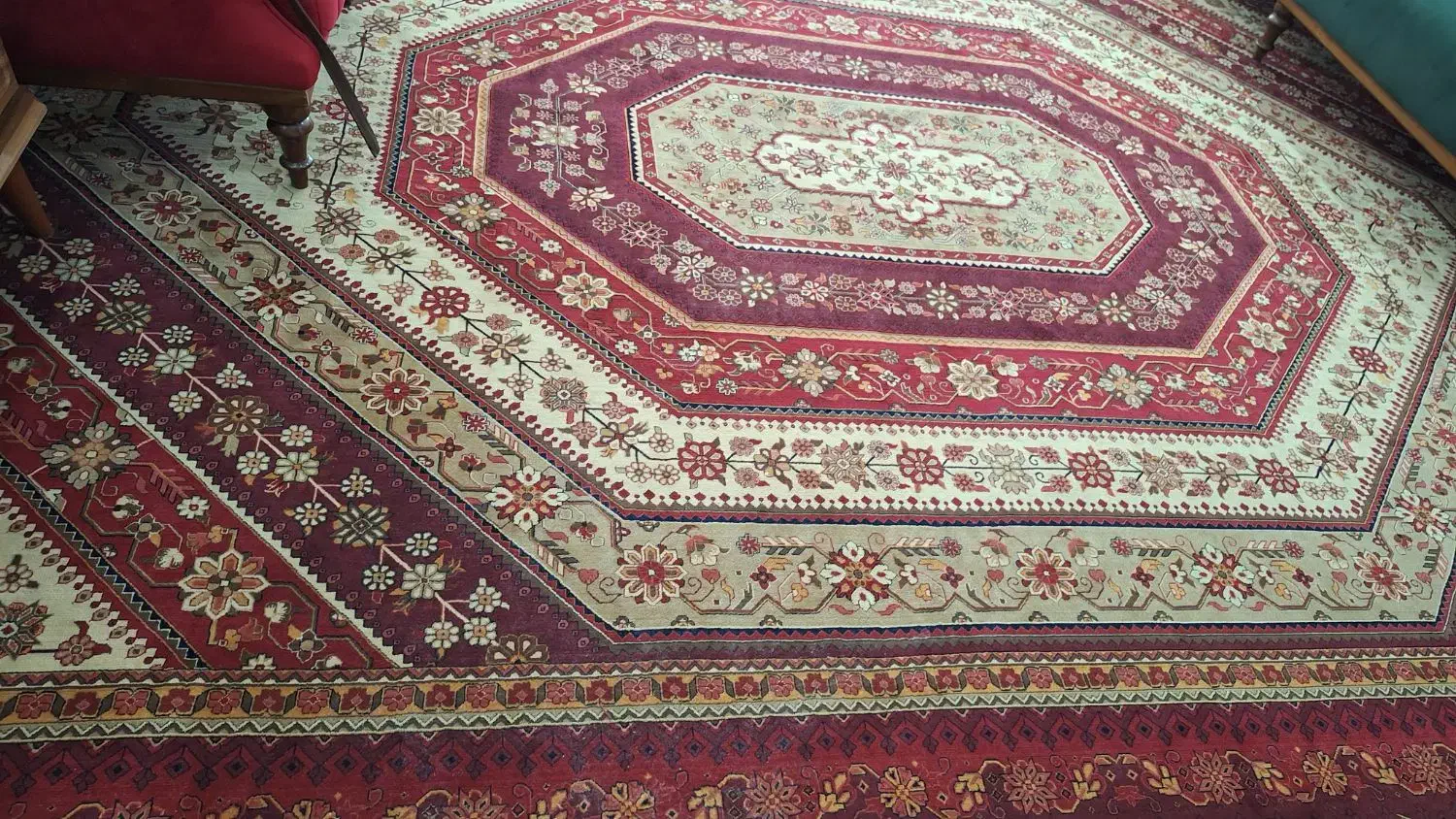 فرش 12متری. طرح سنتی|فرش|جهرم, |دیوار