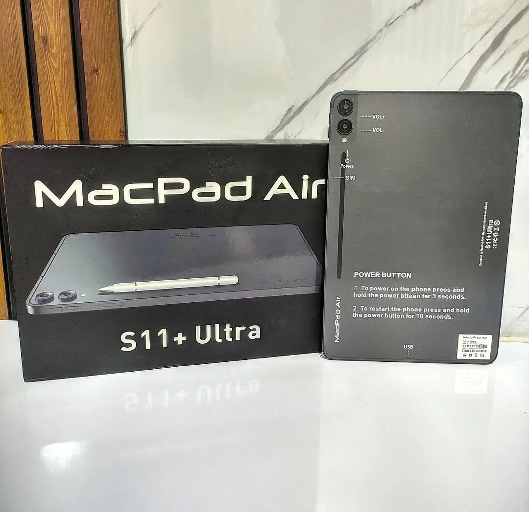 آیپد12اینچMacPad AirمدلS11+ Ultra حافظه یک ترابایت|تبلت|تهران, قیام|دیوار