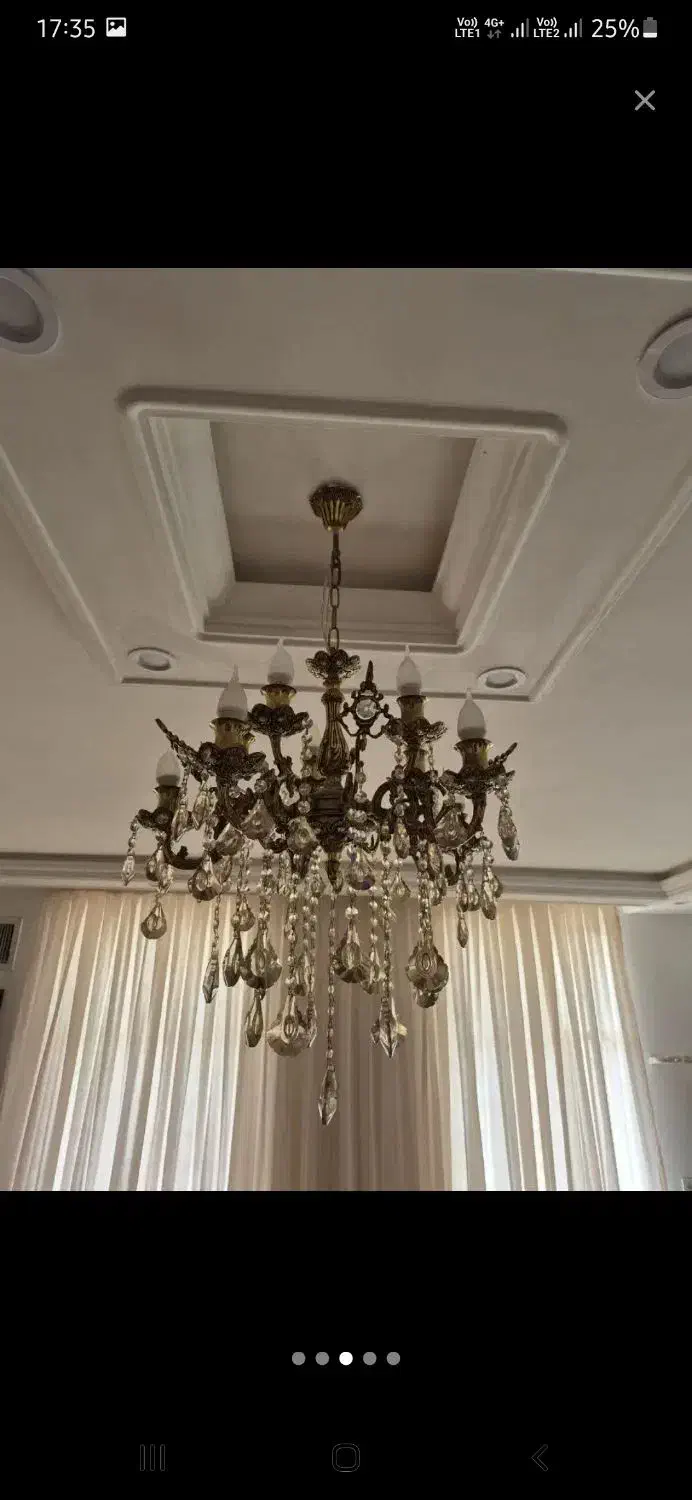 لوستر برنز|لوستر و چراغ آویز|شهریار, شهریار|دیوار