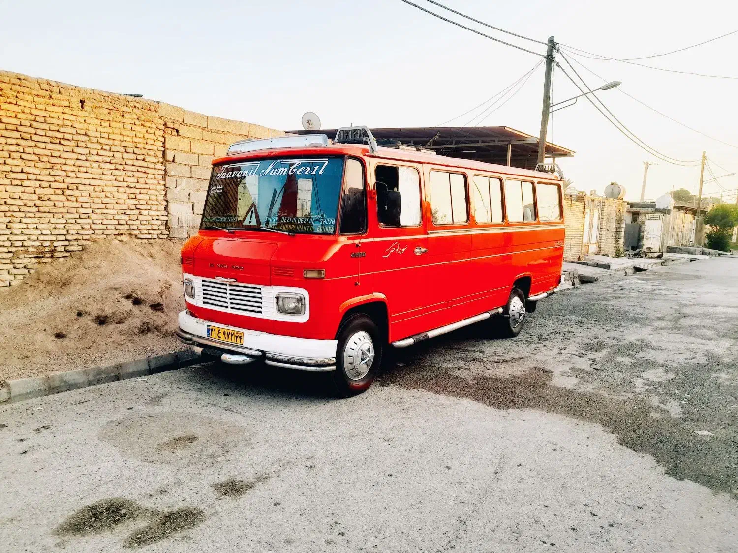 مینی بوس مدل 63کولر دار درج یک|خودرو سنگین|دزفول, |دیوار