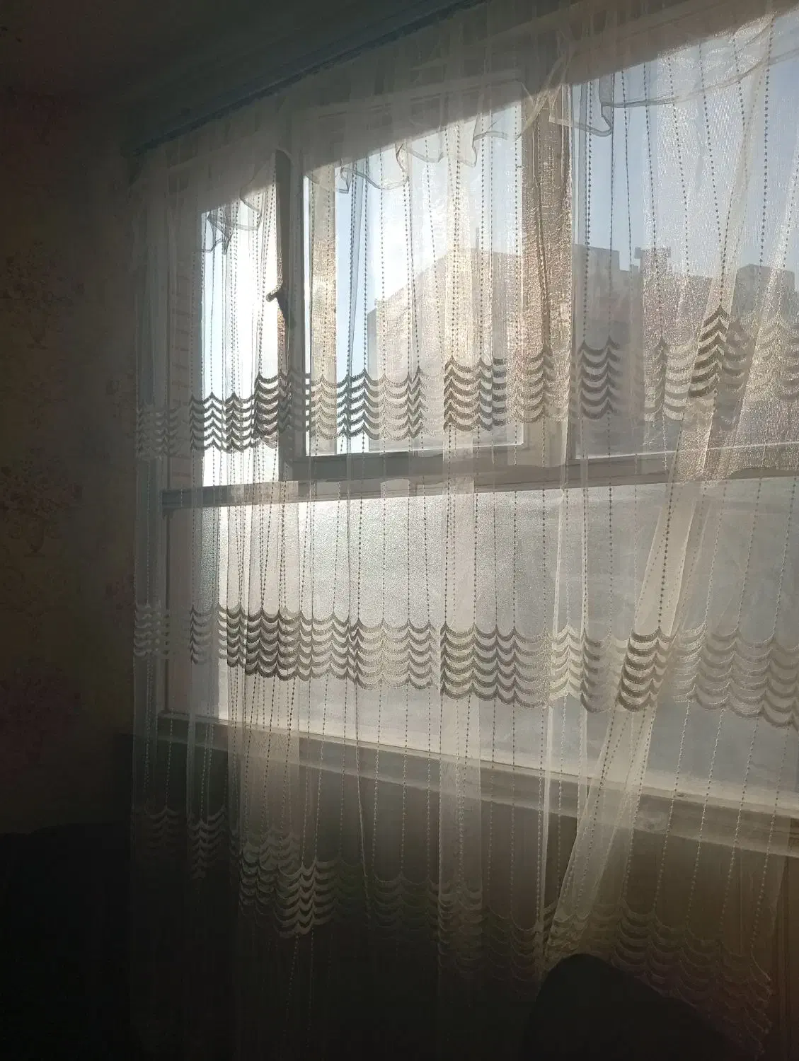 دو عدد پرده سالم و تمیز،|پرده، رانر، رومیزی|تبریز, |دیوار