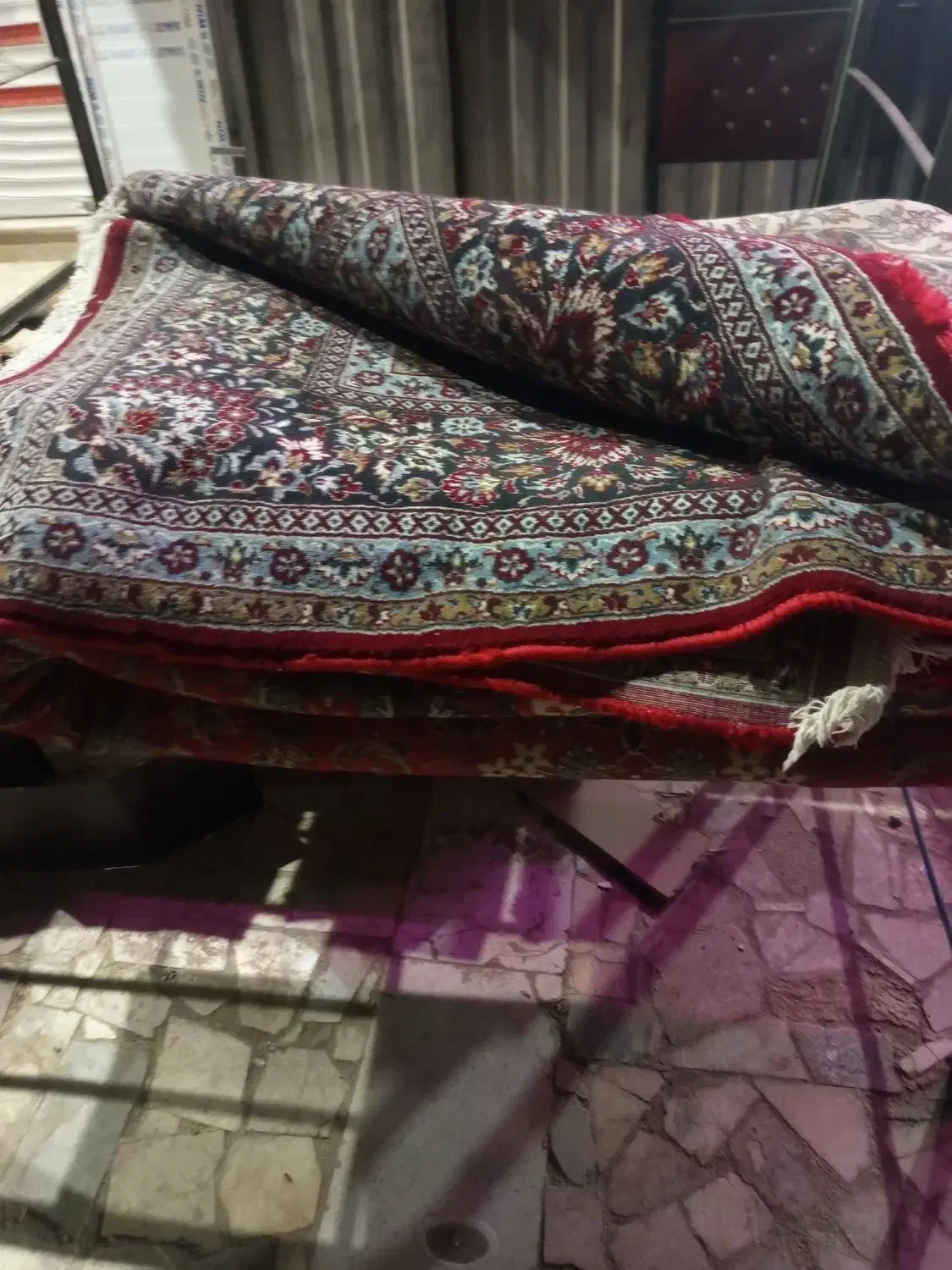 فرش دسته دوم تمیز|فرش|زابل, |دیوار