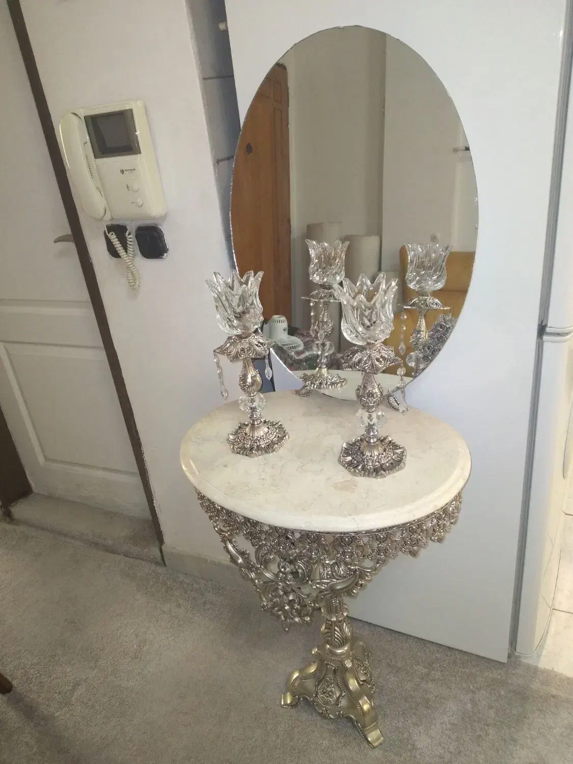 آینه و شمعدان|آینه|تهران, سلسبیل شمالی|دیوار