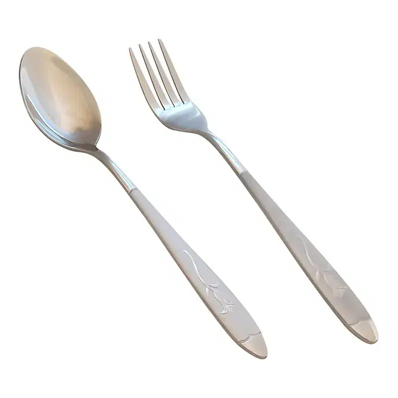 قاشق چنگال و کارد وچنگال نیوهوم مدل گل میخک|ظروف سرو و پذیرایی|یزد, |دیوار