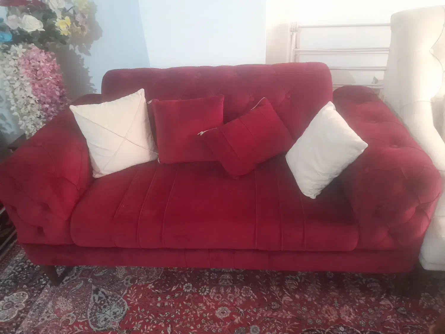 مبل چستر مخمل|مبلمان خانگی و میز عسلی|پرند, فاز ۵|دیوار